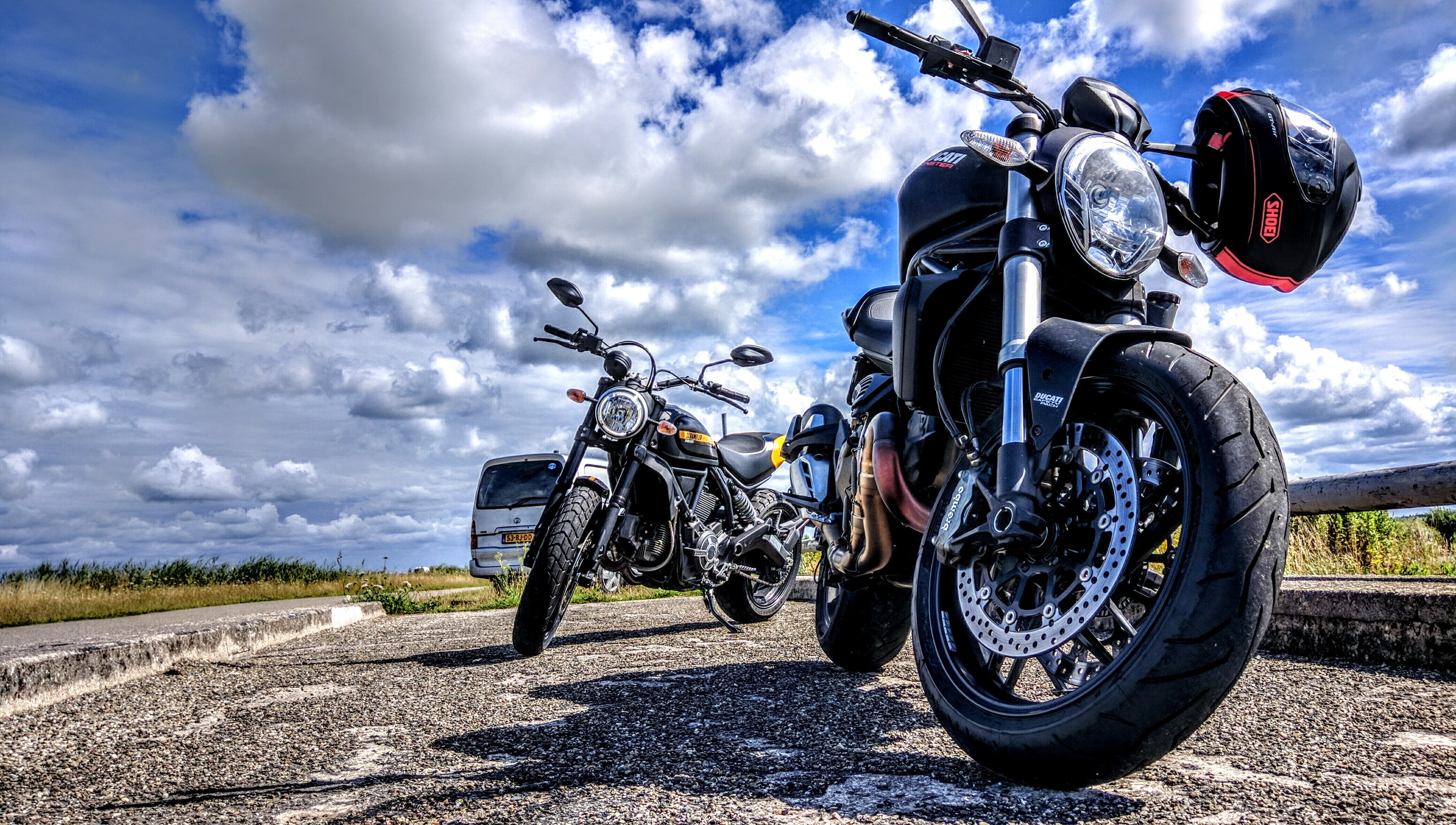 background-biker-clouds-207171